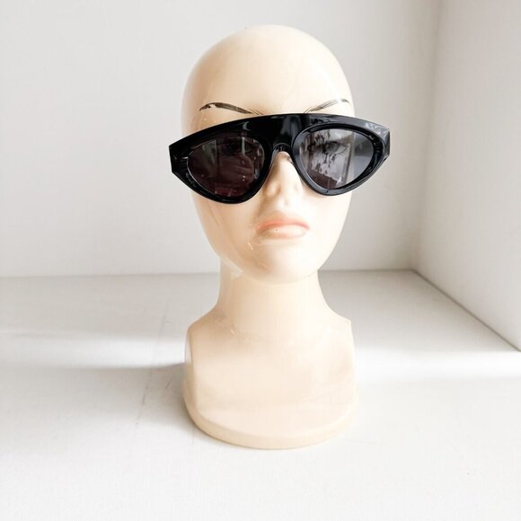 Bohten Pamoja Pride Chunky Black Frame Aviator Sunglasses - Picture 9 of 9